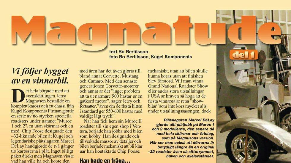 Projekt Magnatude, del 1