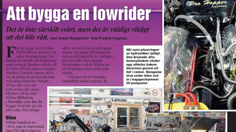 Att bygga en lowrider