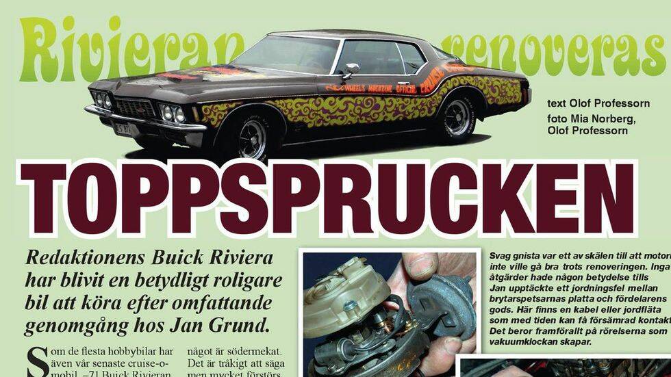 Toppsprucken – Rivieran renoveras