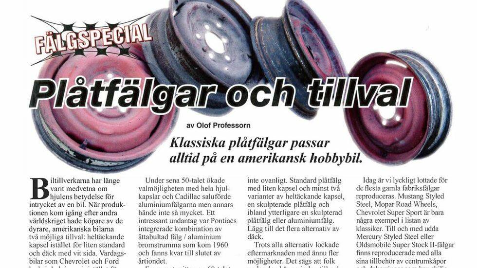 Fälgspecial: Plåtfälgar och tillval
