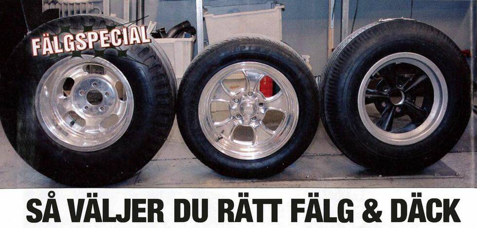 Så väljer du rätt fälg och däck