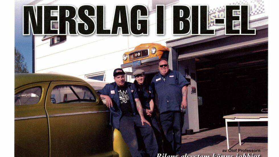Nerslag i bil-el