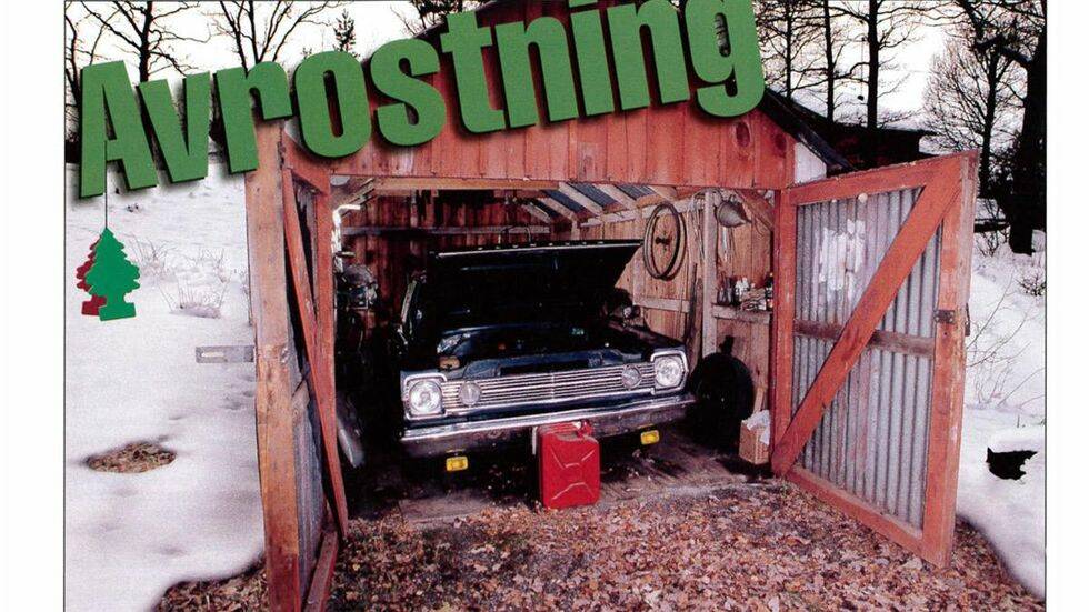 Avrostning