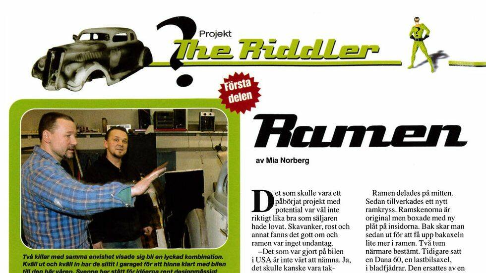 Projekt The Riddler, del 1