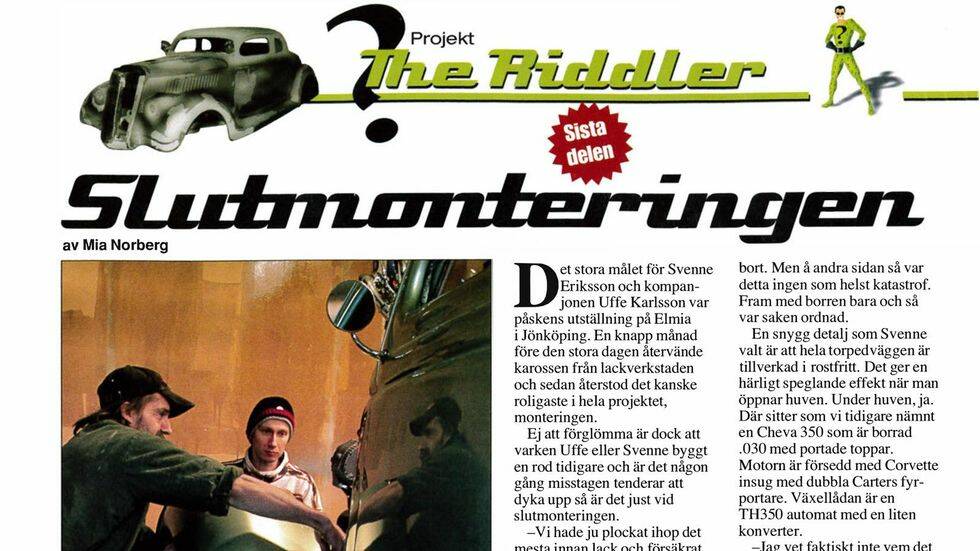 Projekt The Riddler, sista delen: Slutmonteringen