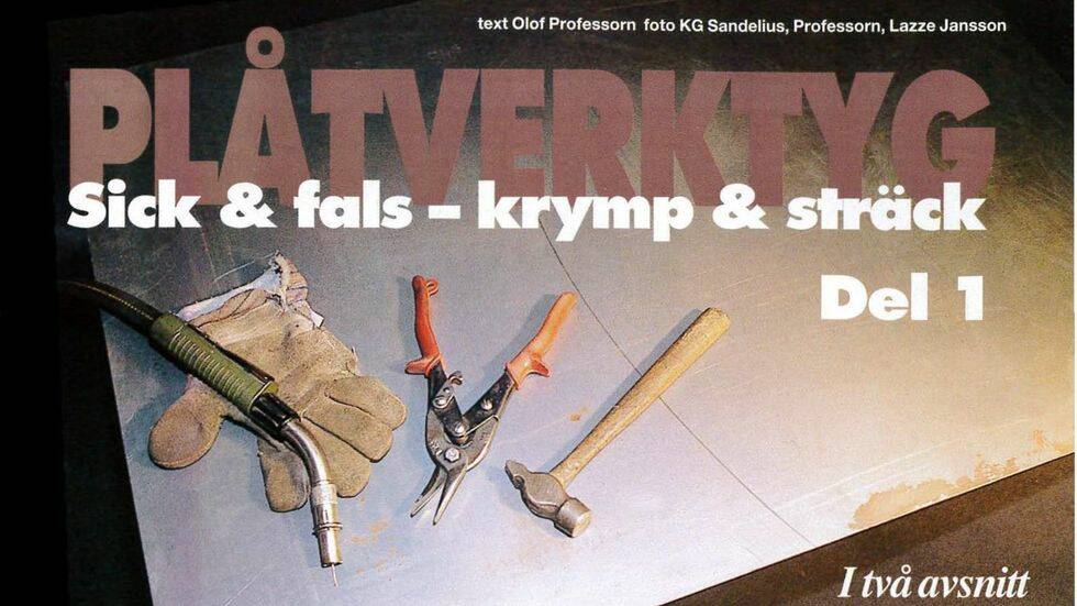 Plåtverktyg, del 1