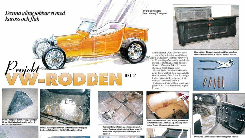 Projekt VW-rodden, del 2