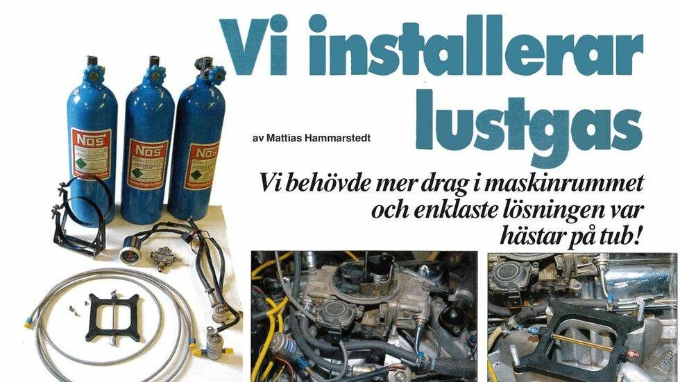 Vi installerar lustgas
