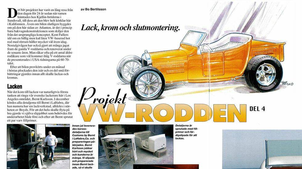 Projekt VW-rodden, del 4