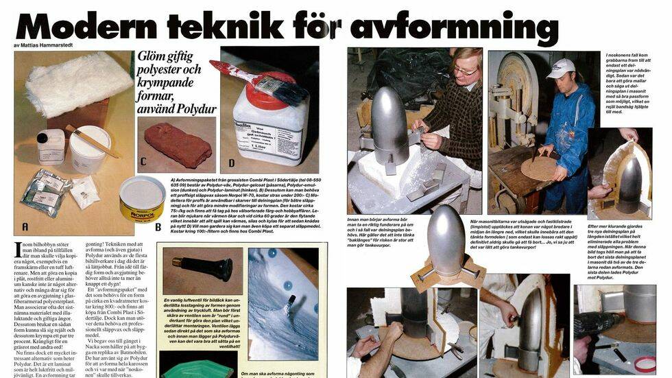 Modern teknik för avformning
