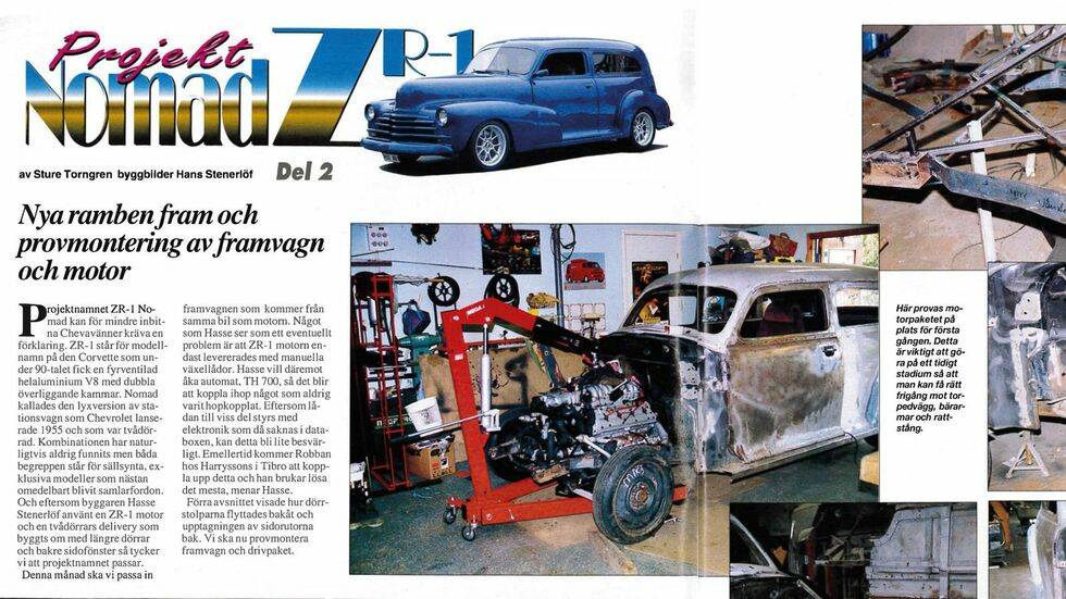 Projekt Nomad ZR-1, del 2