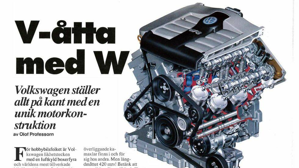 V-åtta med W