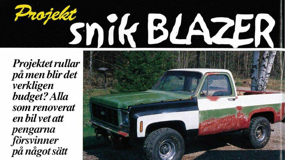 Projekt Snik Blazer, del 2