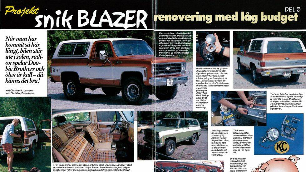 Projekt Snik Blazer, del 3
